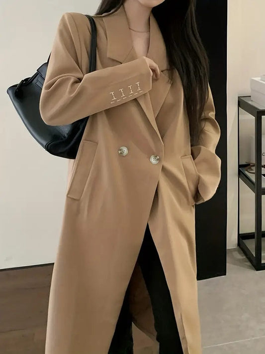 Xylia Trenchcoat för Kvinnor – Klassisk Vinterkappa