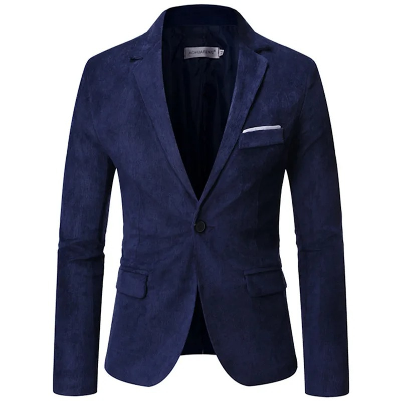 MARCEL™ | Slim Fit Manchestersammet Blazer med Enkel Knäppning