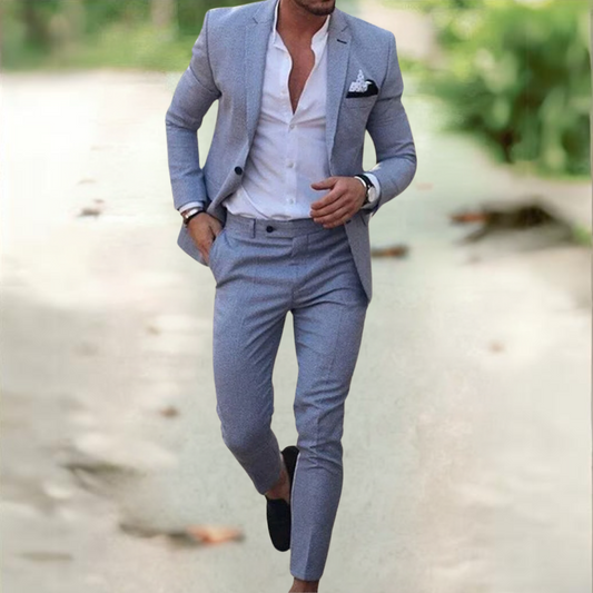 LEANDRO | Business Casual Kostym i Lyxig Mix