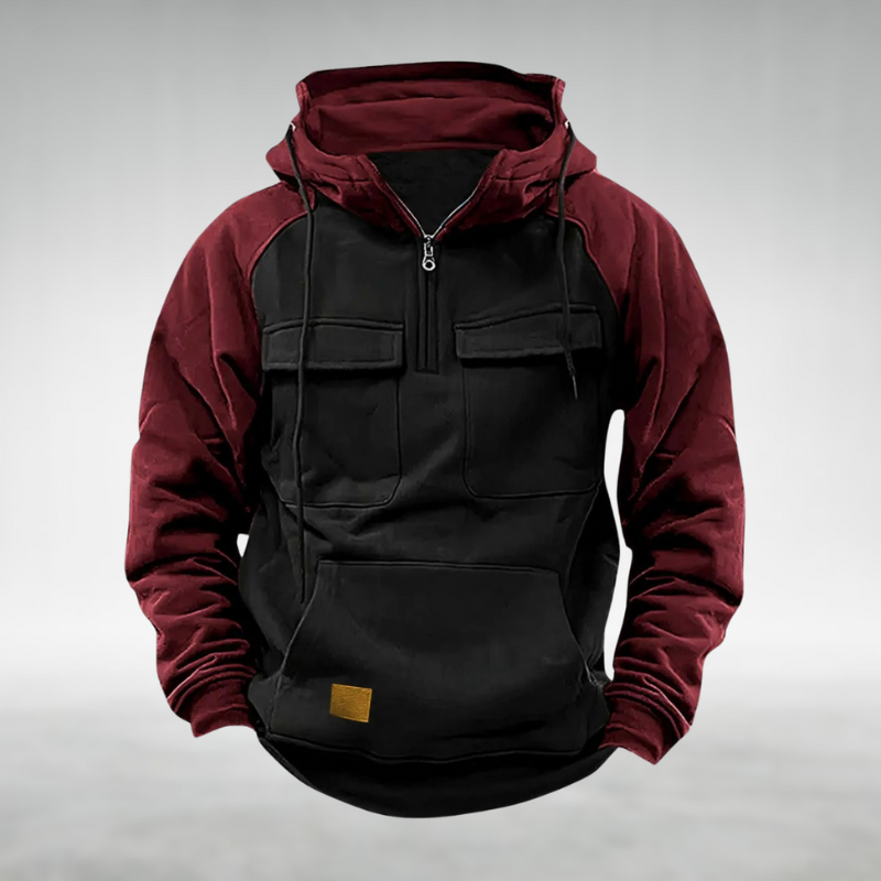 Nikolai Stilren Hoodie – Perfekt för Street Style och Lager-på-Lager