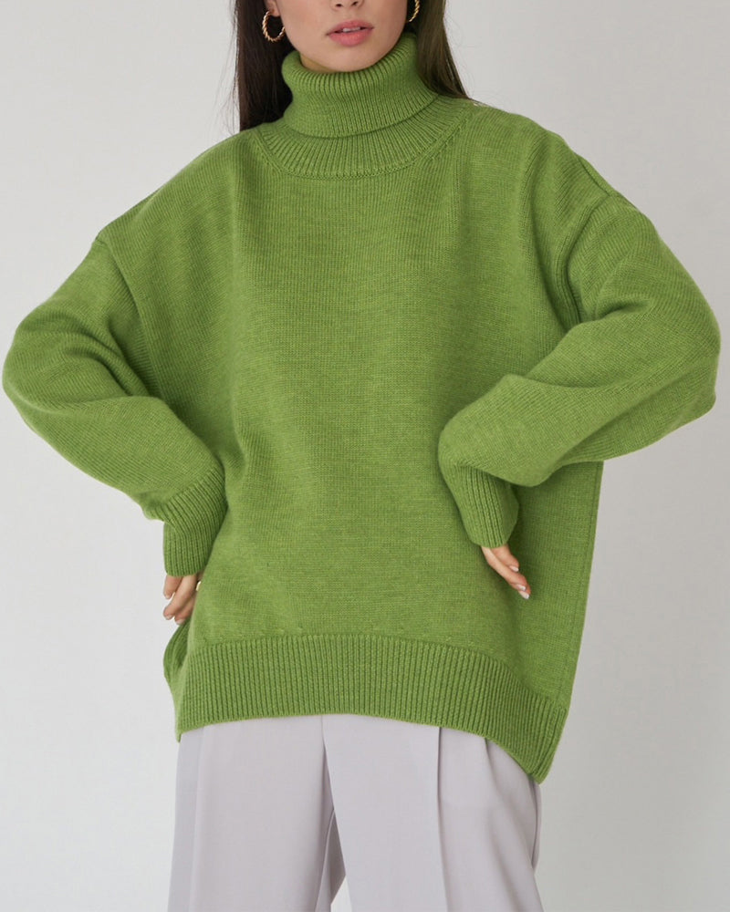 NOREA™ | Casual Polo Collar Knitted Sweater for Women