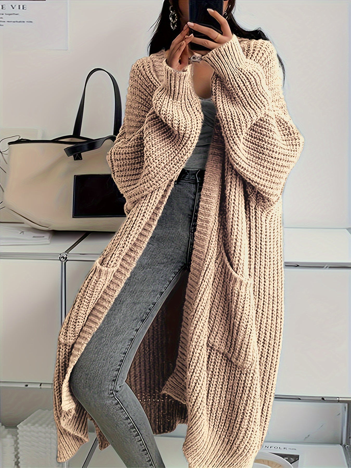 ELINA™ | Casual Knitted Cardigan with Pockets in Wool