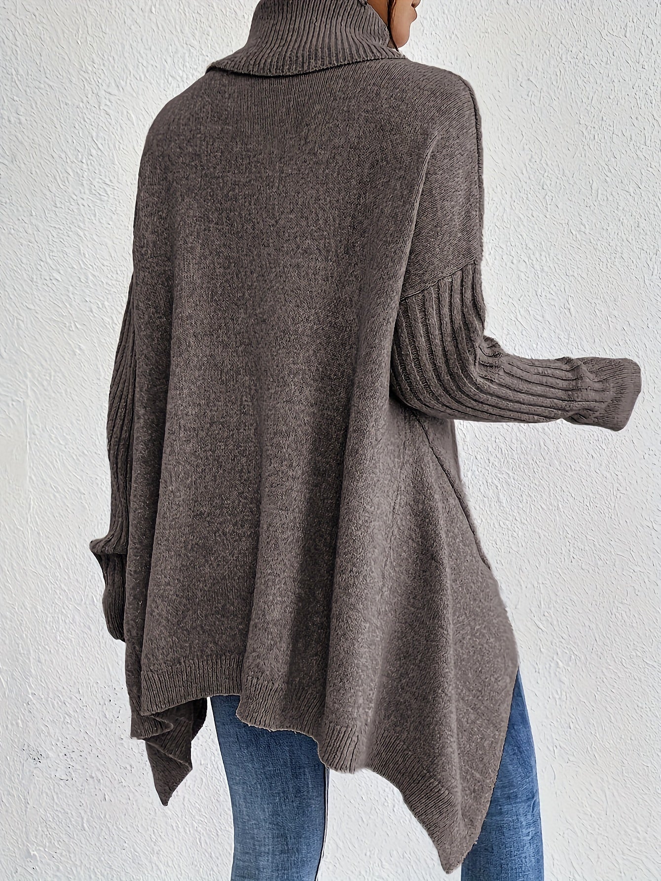 Marvelle™ | Asymmetric Sweater with High Collar for Women
