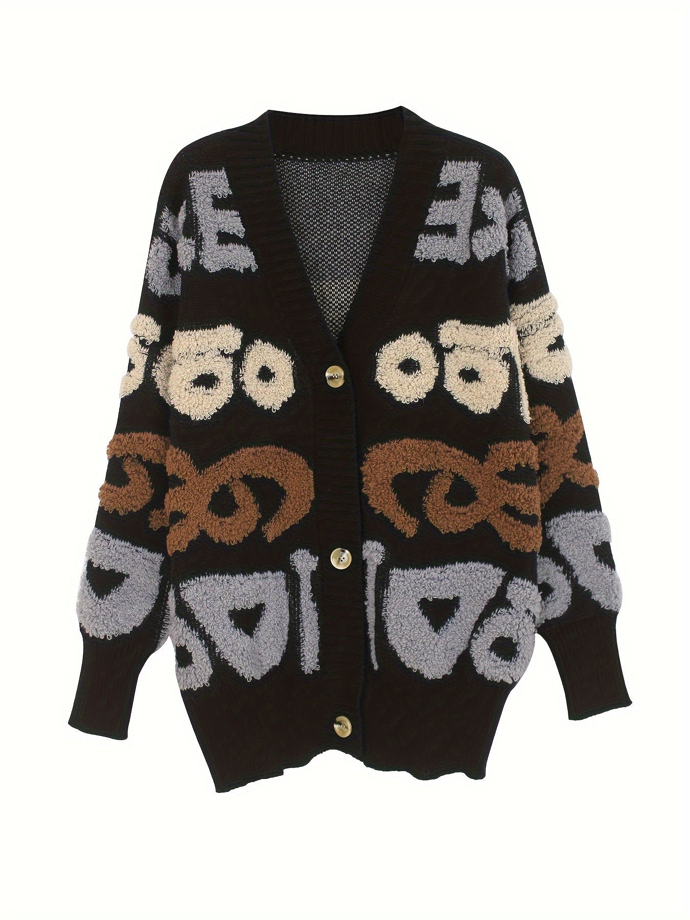 Maëlle™ | Patterned Knitted Women's Sweater