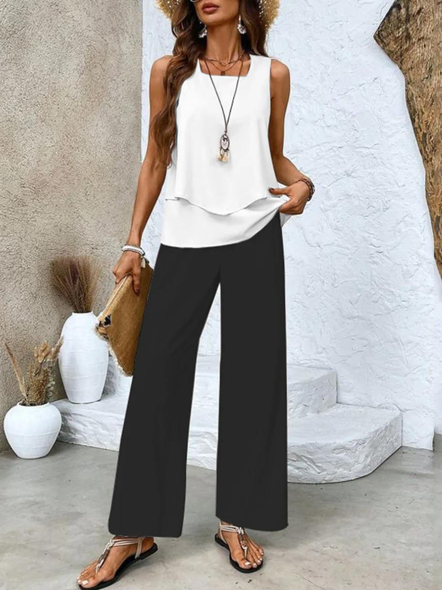 NOÉA™ | Two-piece Summer Set in Breathable Cotton Blend