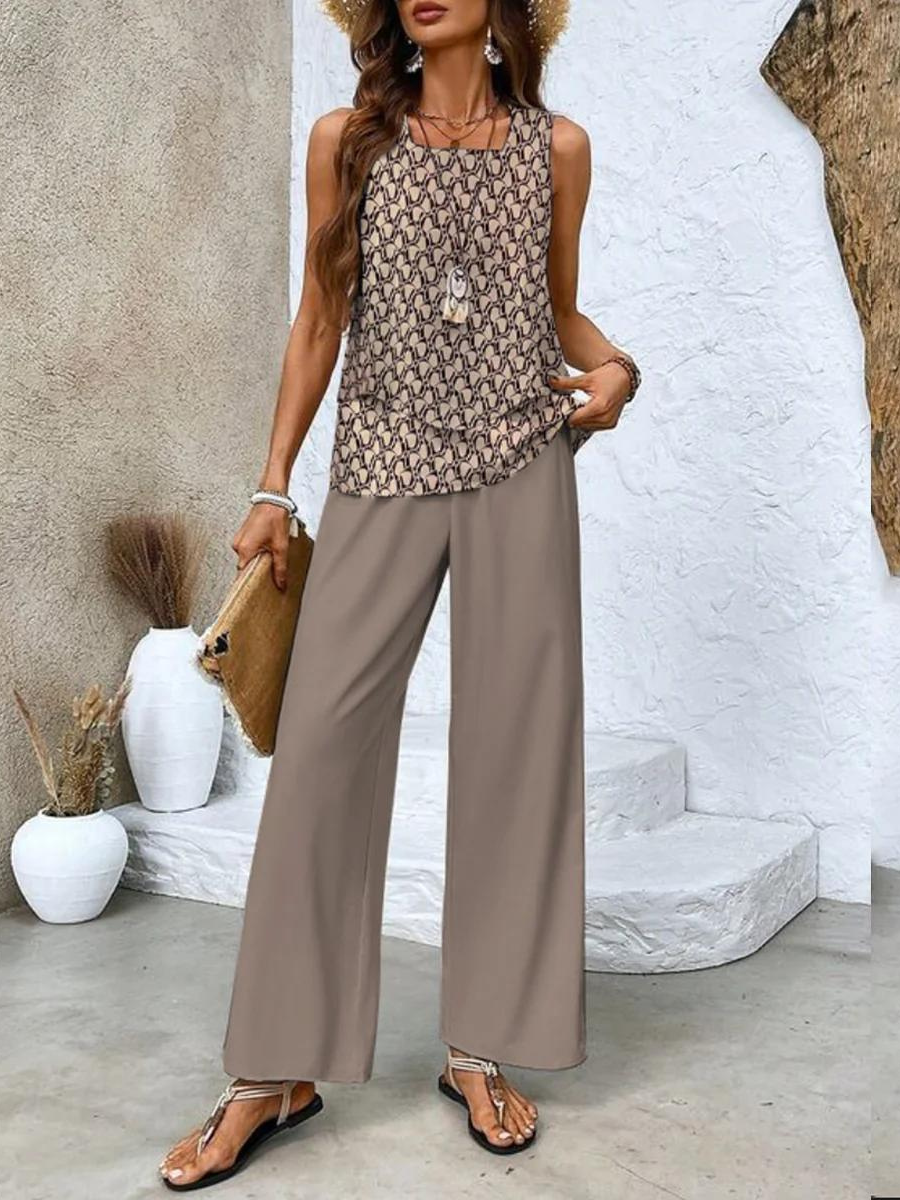 NOÉA™ | Two-piece Summer Set in Breathable Cotton Blend