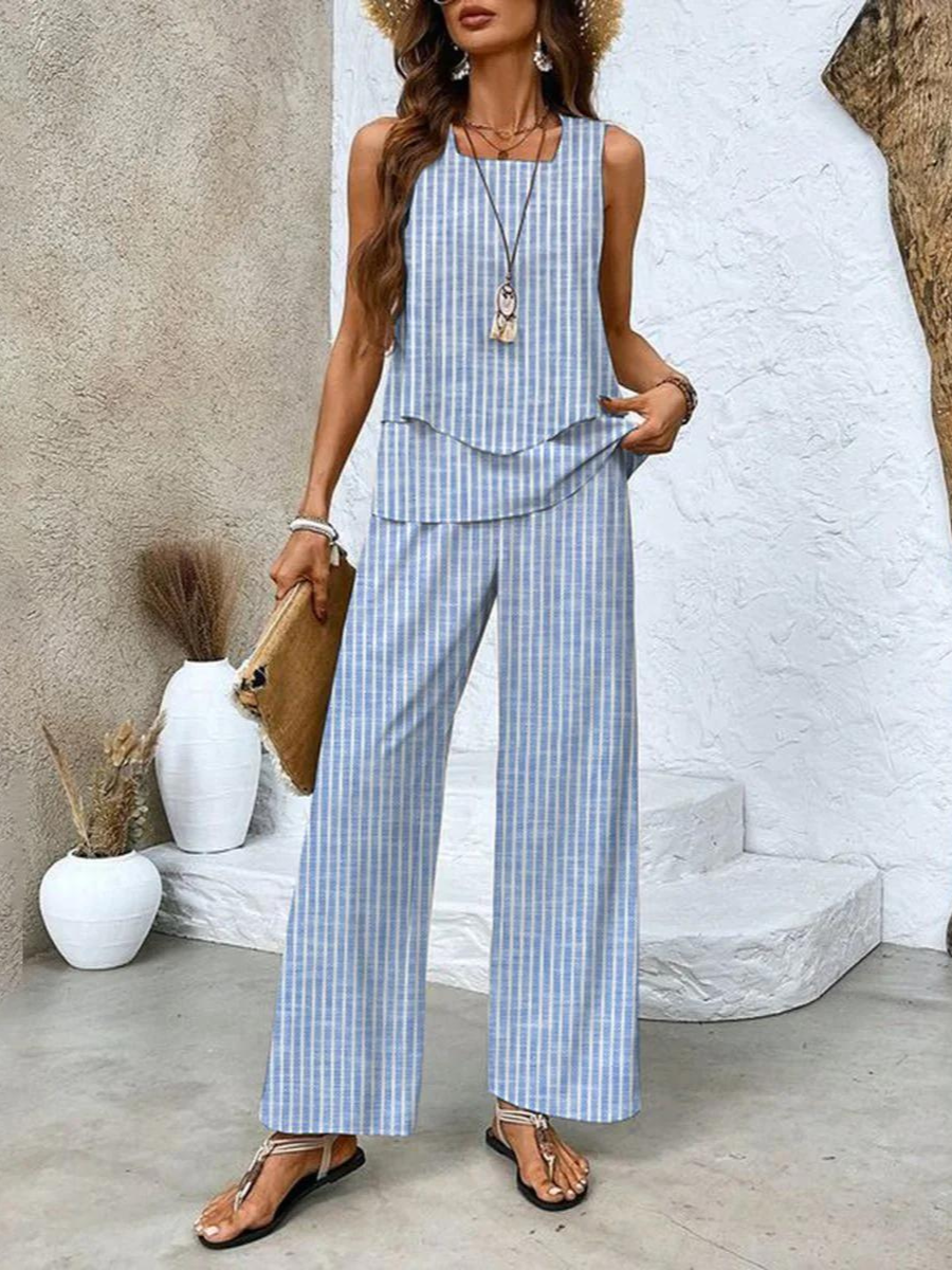 NOÉA™ | Two-piece Summer Set in Breathable Cotton Blend
