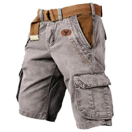 Lars™ | Sportiga Cargoshorts med Bälte för Herr