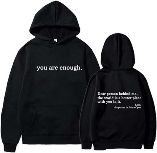 LUMINA™ | Unisex Hoodie i Mjuk Bomull med Inspirerande Budskap