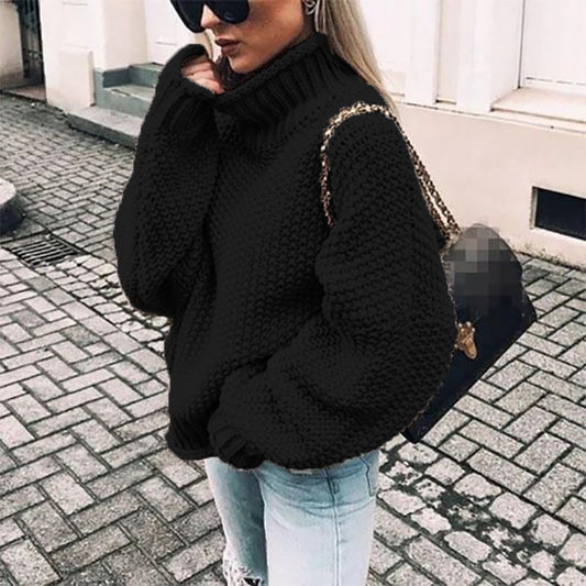 Élise™ | Knitted Turtleneck Sweater for Women
