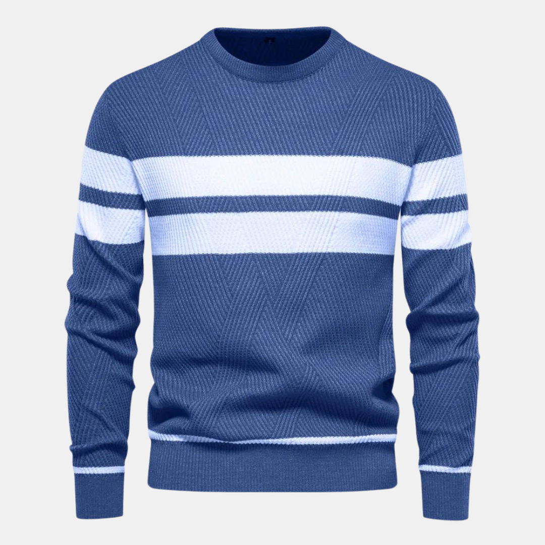 Lennox Urban Comfort Stickad Tröja – Mjuk och Bekväm Herrpullover