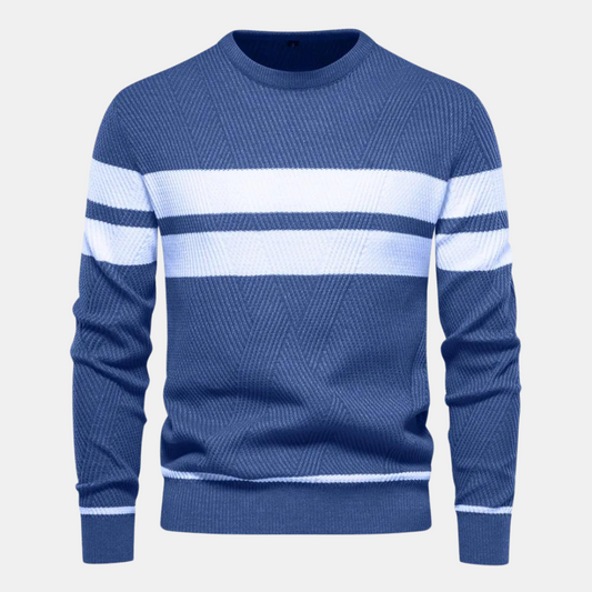 Lennox Urban Comfort Stickad Tröja – Mjuk och Bekväm Herrpullover