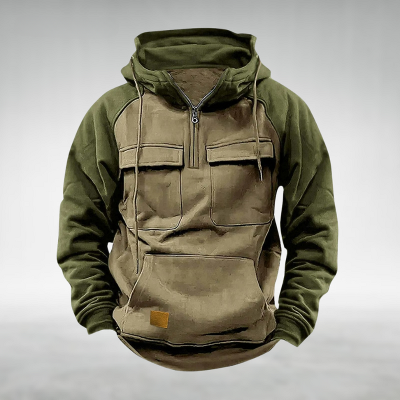 Nikolai Stilren Hoodie – Perfekt för Street Style och Lager-på-Lager