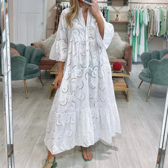 Isabelle™ | Elegant kjole i let premiumstof