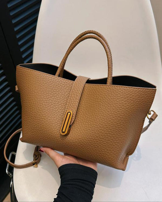 LYA | Elegant fransk crossbody-taske i læderlook