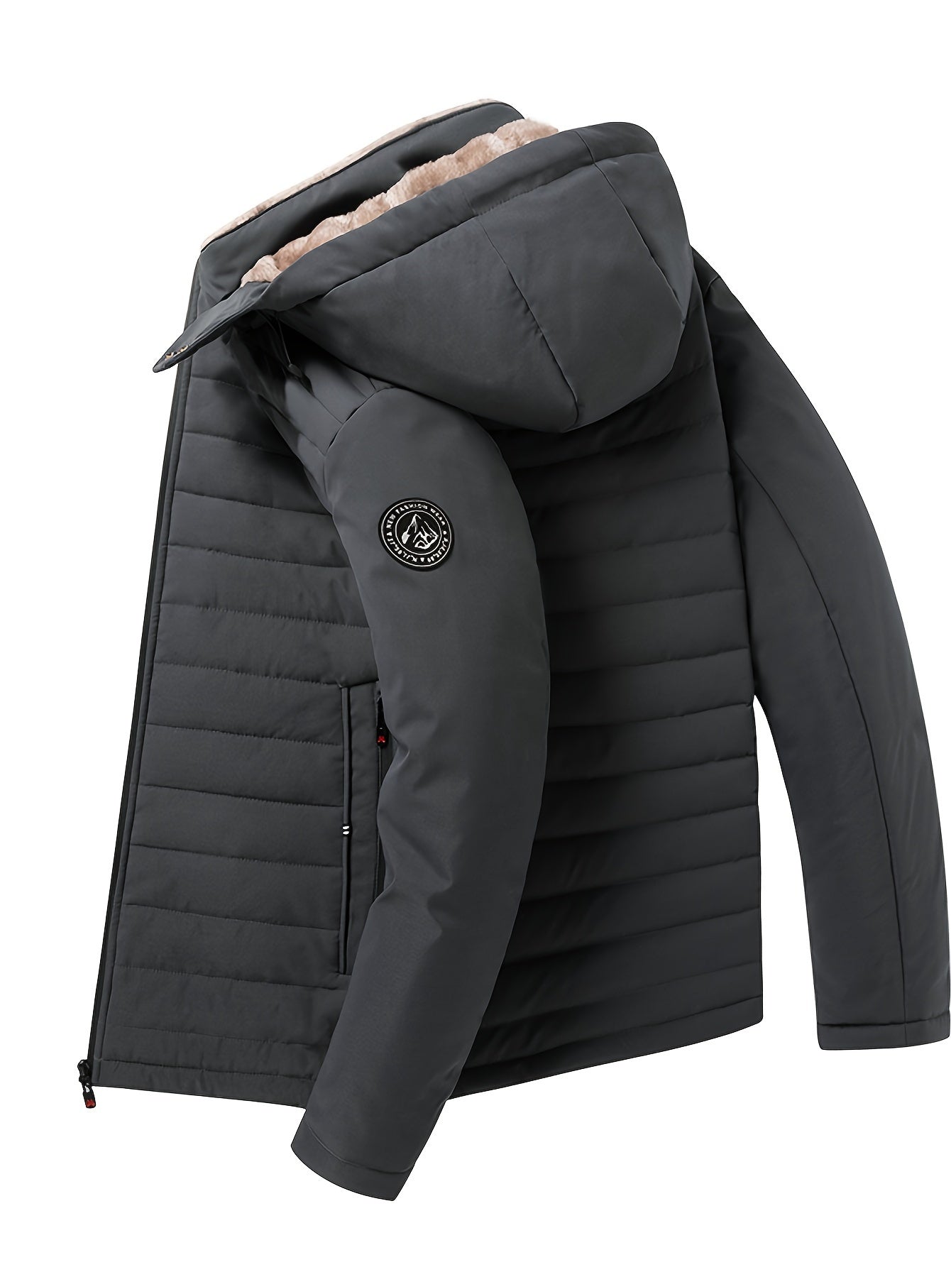 Arvid™ | Warm Men's Parka with Hood & Faux Fur