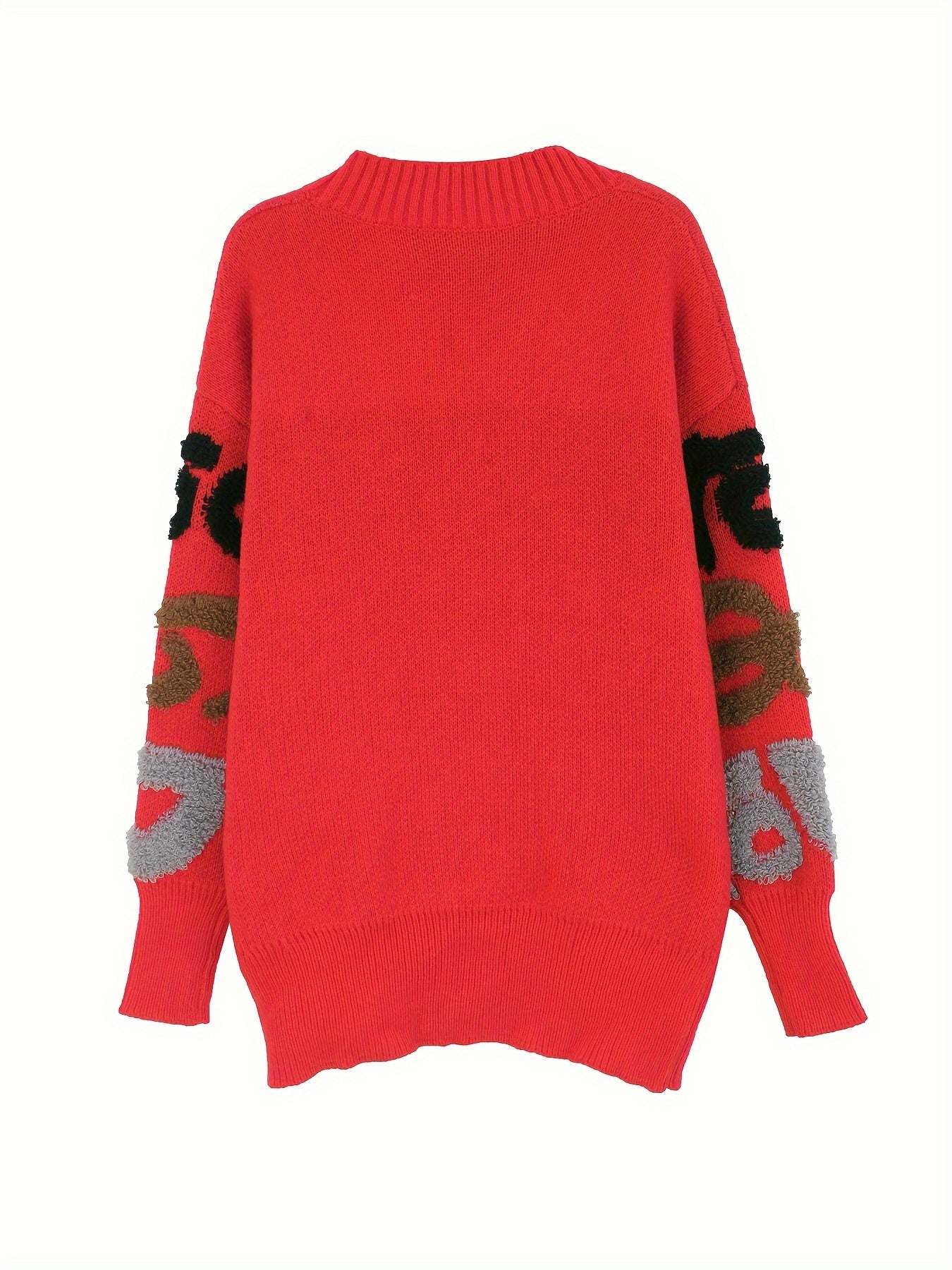 Maëlle™ | Patterned Knitted Women's Sweater