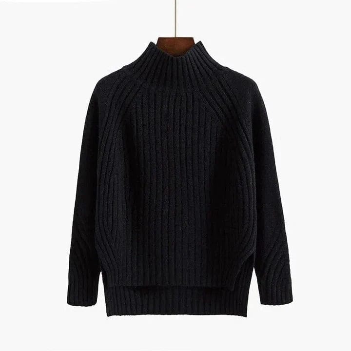 Delphine Poloshirt til kvinder – Klassisk vinterstriktrøje