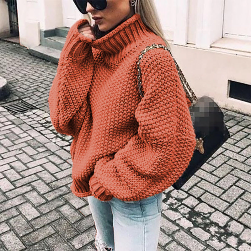Élise™ | Knitted Turtleneck Sweater for Women