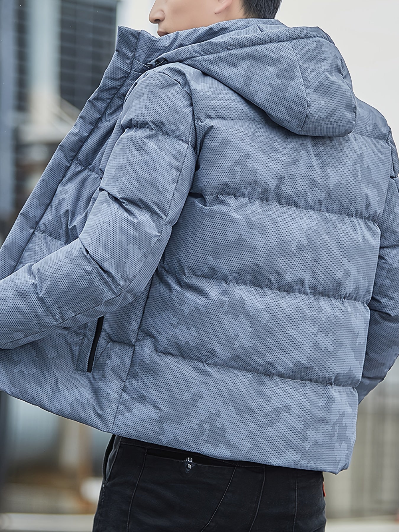 NordCamo™ | Vinterhuvjacka för Herr i Kamouflage