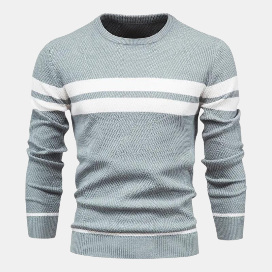 Lennox Urban Comfort Stickad Tröja – Mjuk och Bekväm Herrpullover