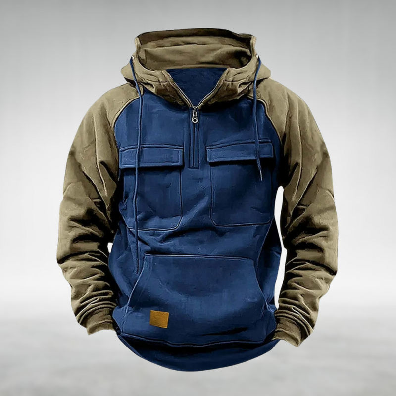 Nikolai Stilren Hoodie – Perfekt för Street Style och Lager-på-Lager