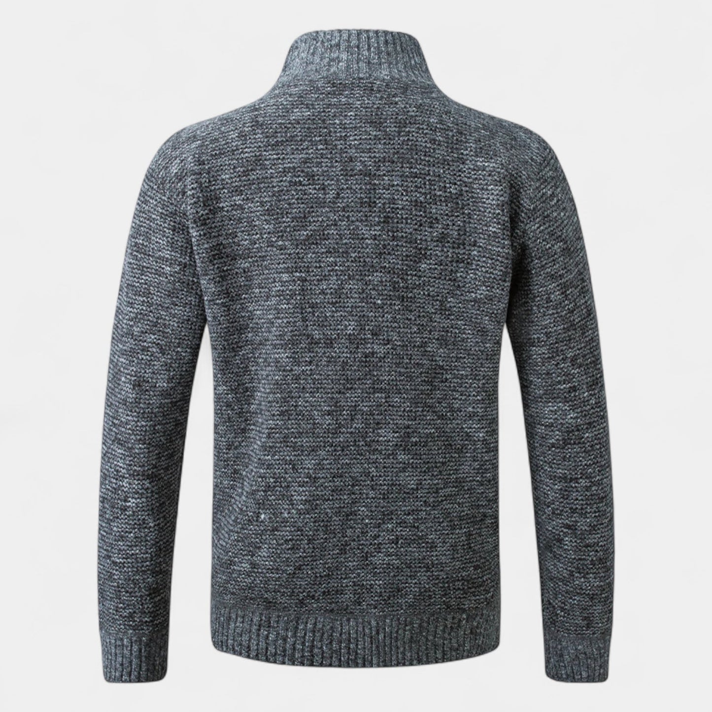 Aurel Quilted Men's Jacket – Knitted Cardigan Look
