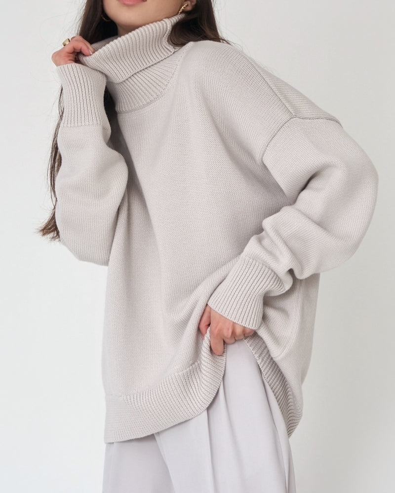 NOREA™ | Casual Polo Collar Knitted Sweater for Women