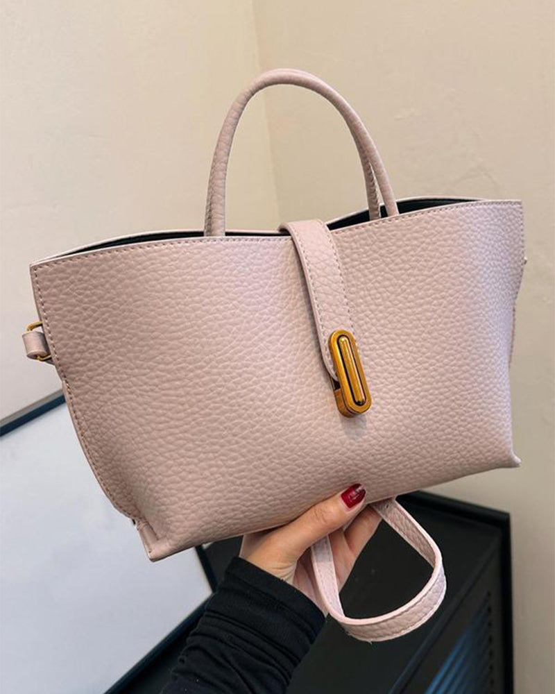 LYA | Elegant fransk crossbody-taske i læderlook