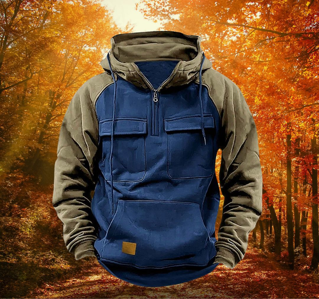 Nikolai Stilren Hoodie – Perfekt för Street Style och Lager-på-Lager