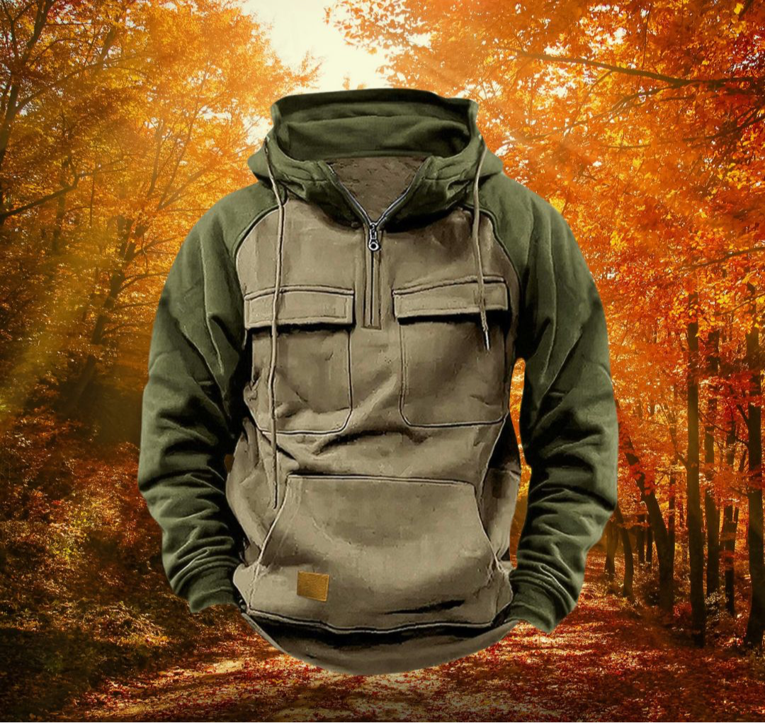 Nikolai Stilren Hoodie – Perfekt för Street Style och Lager-på-Lager