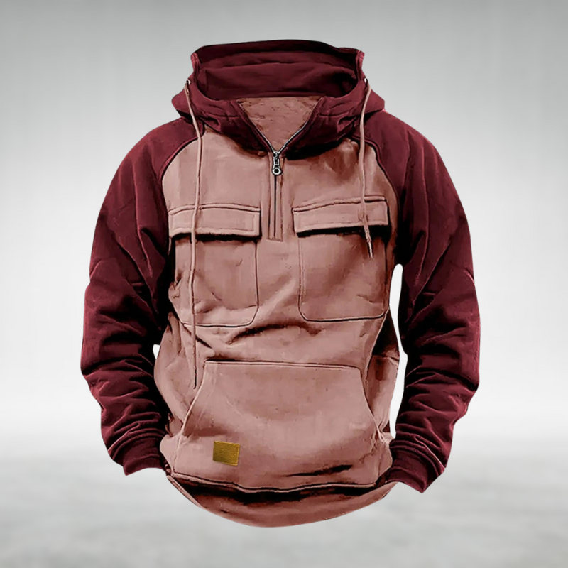 Nikolai Stilren Hoodie – Perfekt för Street Style och Lager-på-Lager