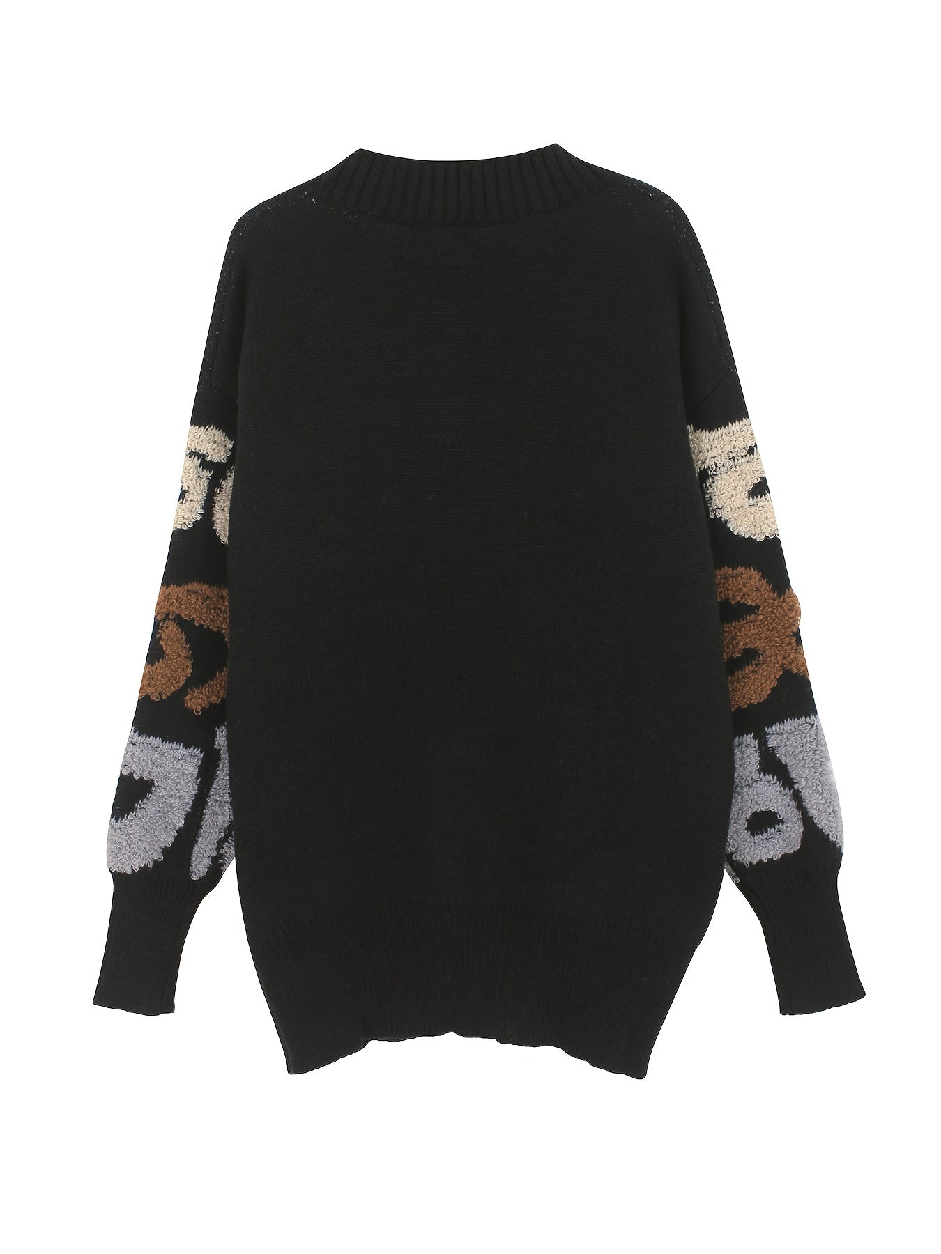 Maëlle™ | Patterned Knitted Women's Sweater
