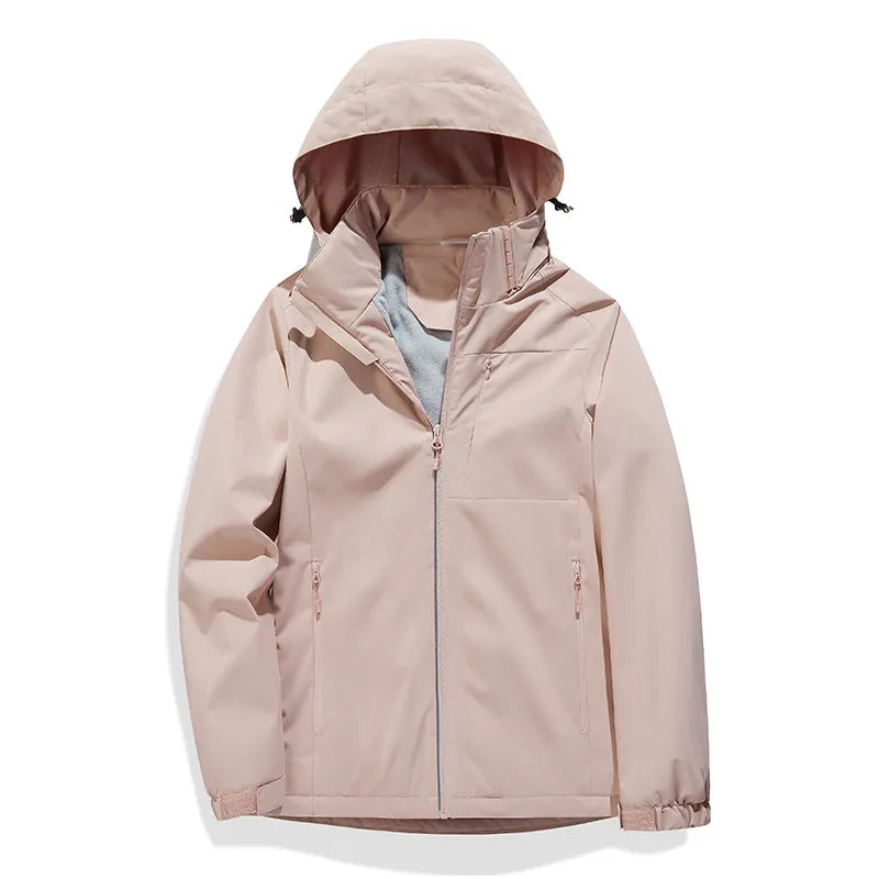 Lavishé Waterproof Jacket with Fleece Lining – Warm and Stylish Women's Jacket