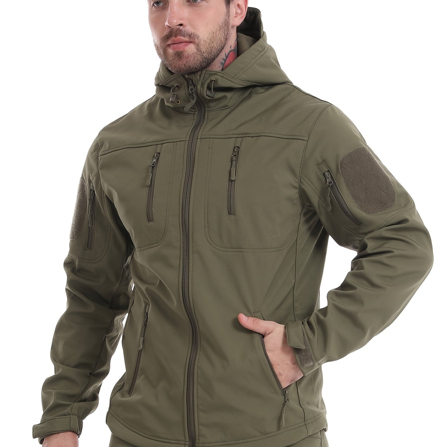 ESDY™ – taktisk vinterjakke i softshell med flere lommer og isoleret foer