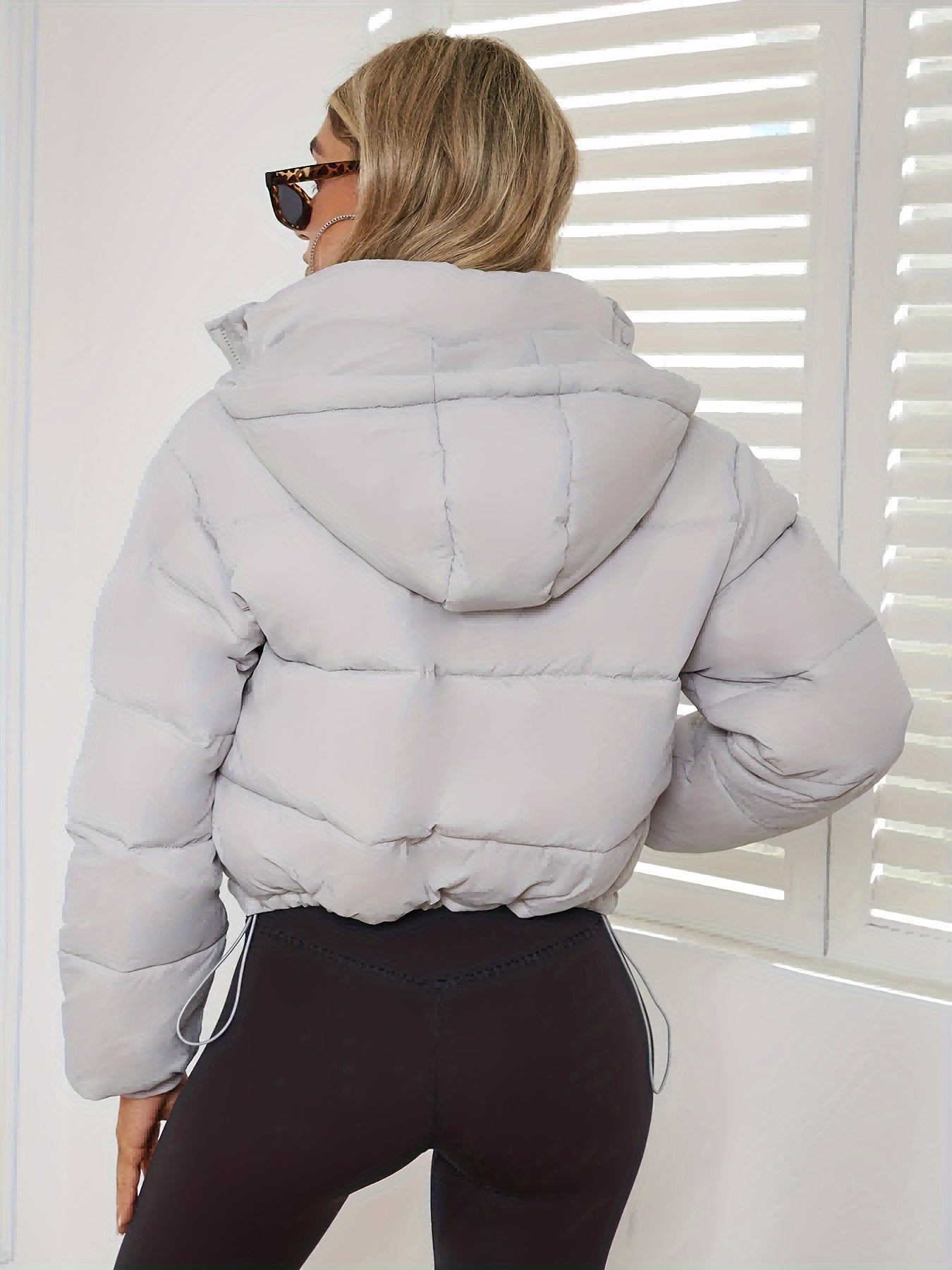 Elvira™ | Warm Puffer Jacket with Stand Collar & Pockets
