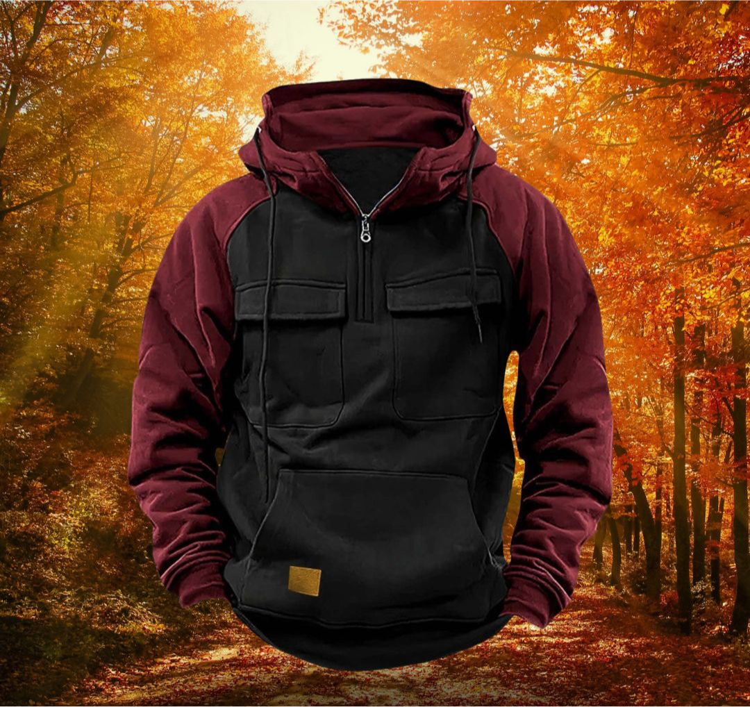Nikolai Stilren Hoodie – Perfekt för Street Style och Lager-på-Lager