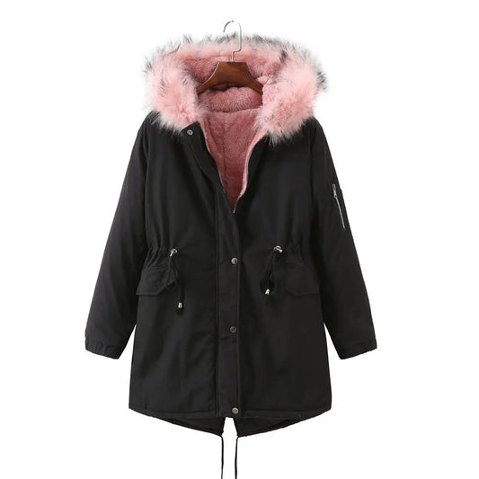 Fiorella Thick Winter Coat with Fleece Lining – Warm Women's Outerwear