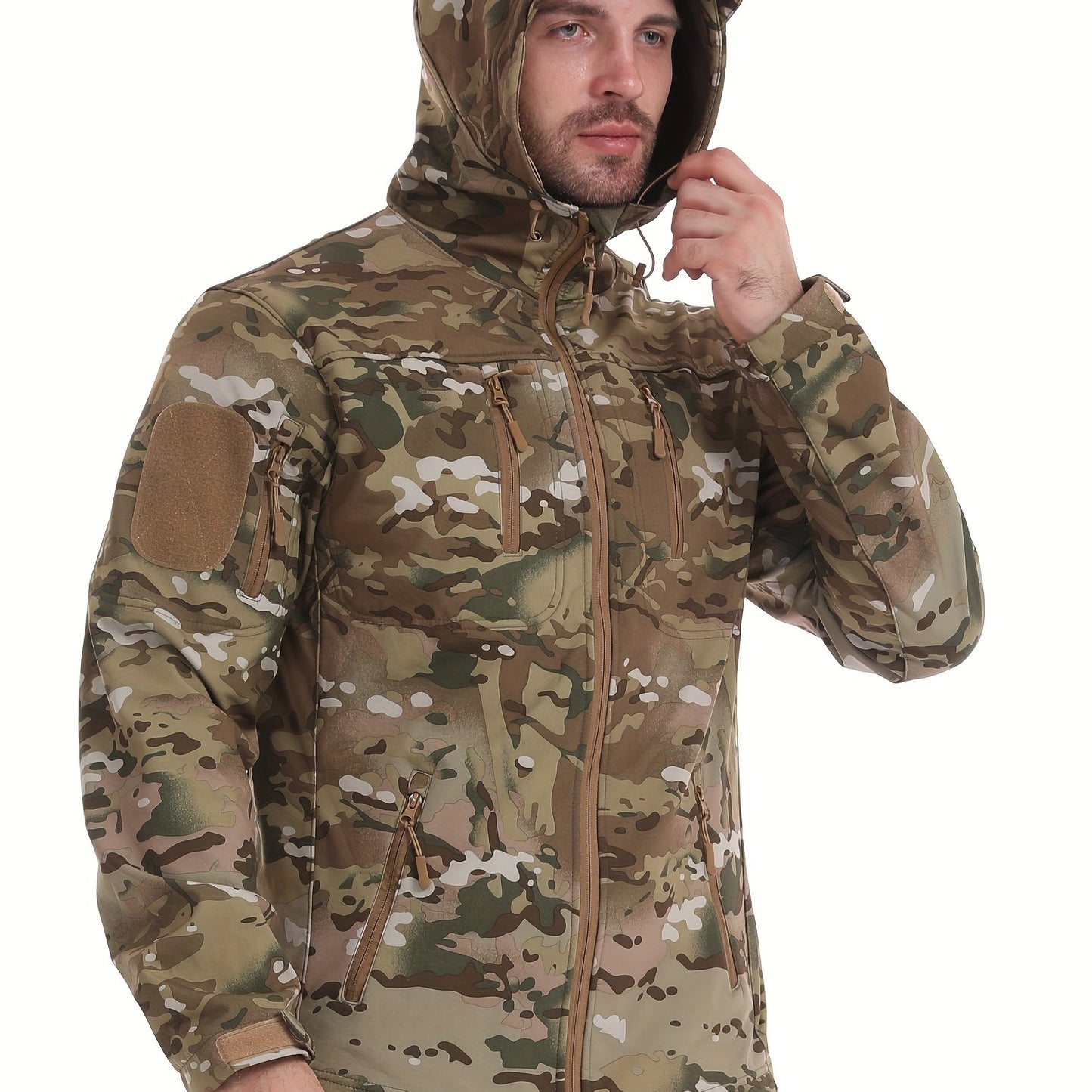 ESDY™ – taktisk vinterjakke i softshell med flere lommer og isoleret foer