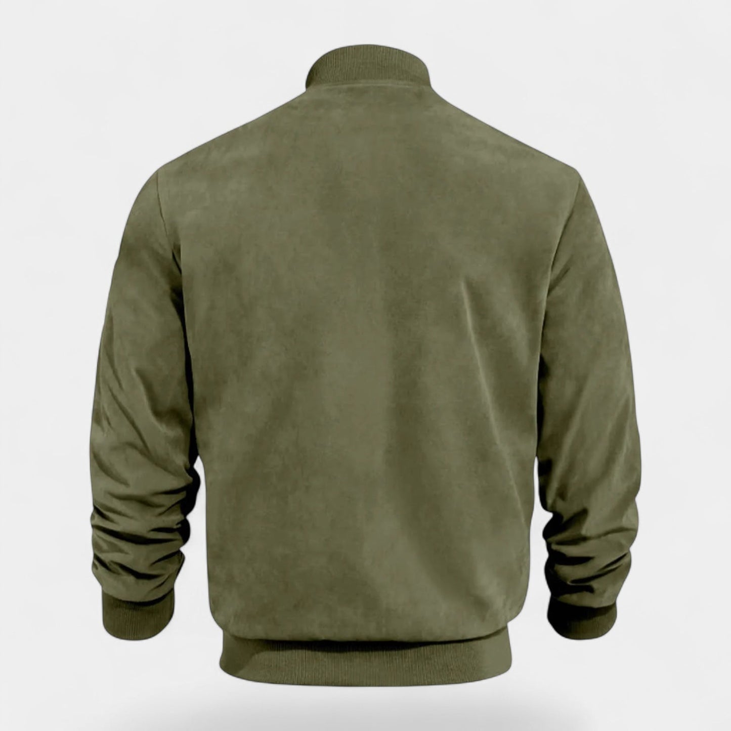 Bastian Bomber Jacket for Men – Soft Faux Suede