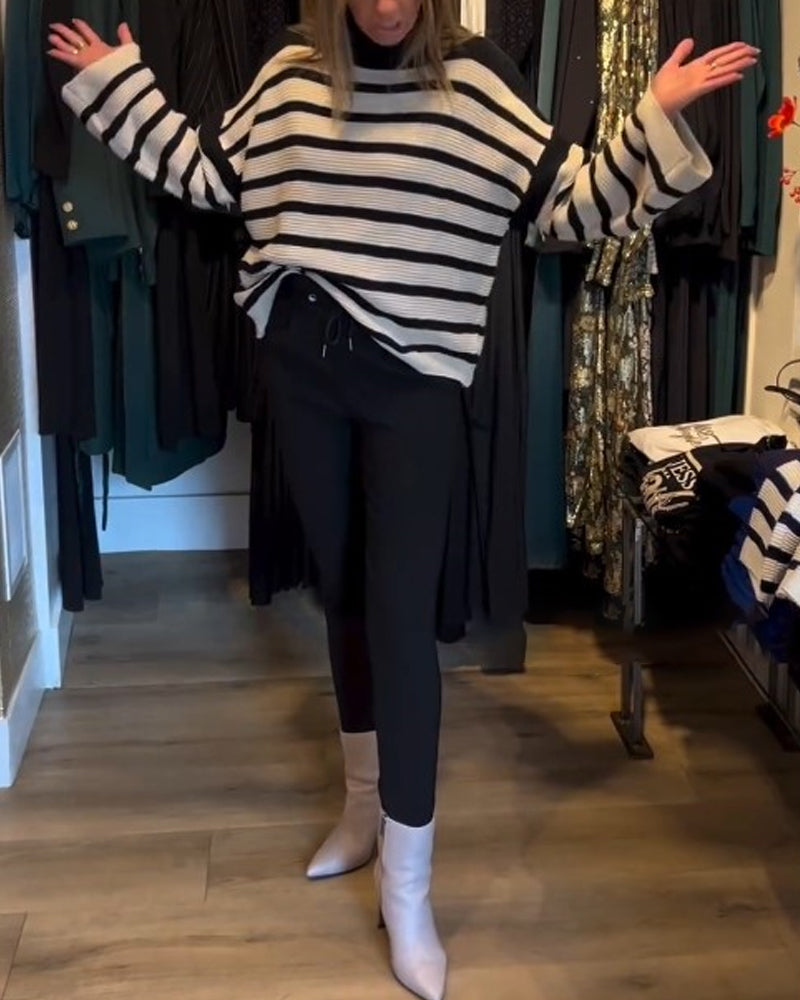 Norelle sweater til kvinder – Casual moderne vinterstrikket sweater