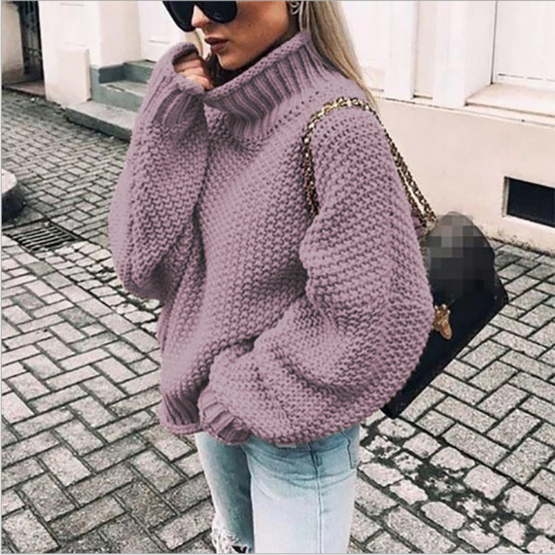 Élise™ | Knitted Turtleneck Sweater for Women