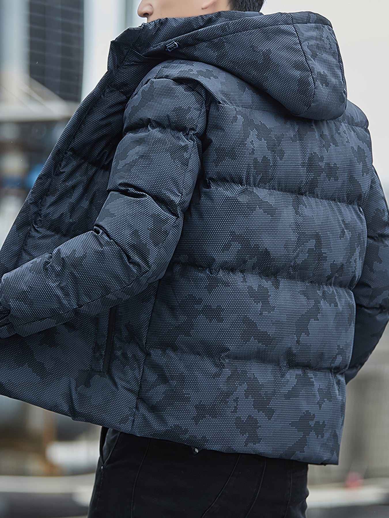 NordCamo™ | Vinterhuvjacka för Herr i Kamouflage