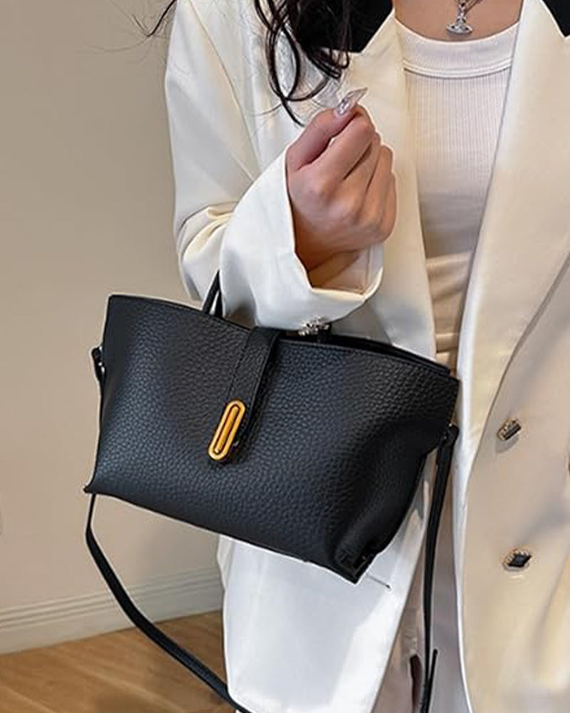 LYA | Elegant fransk crossbody-taske i læderlook