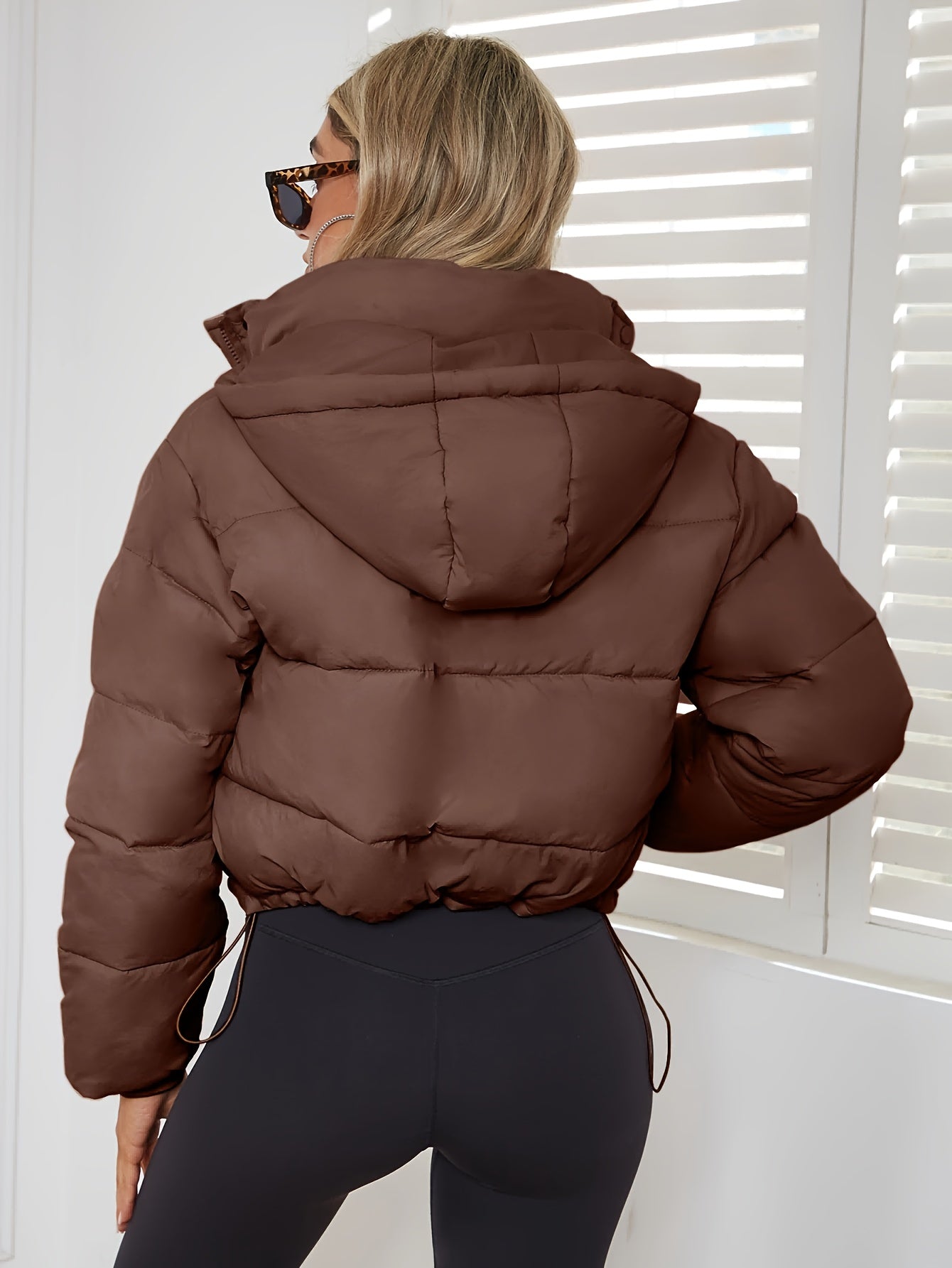 Elvira™ | Warm Puffer Jacket with Stand Collar & Pockets