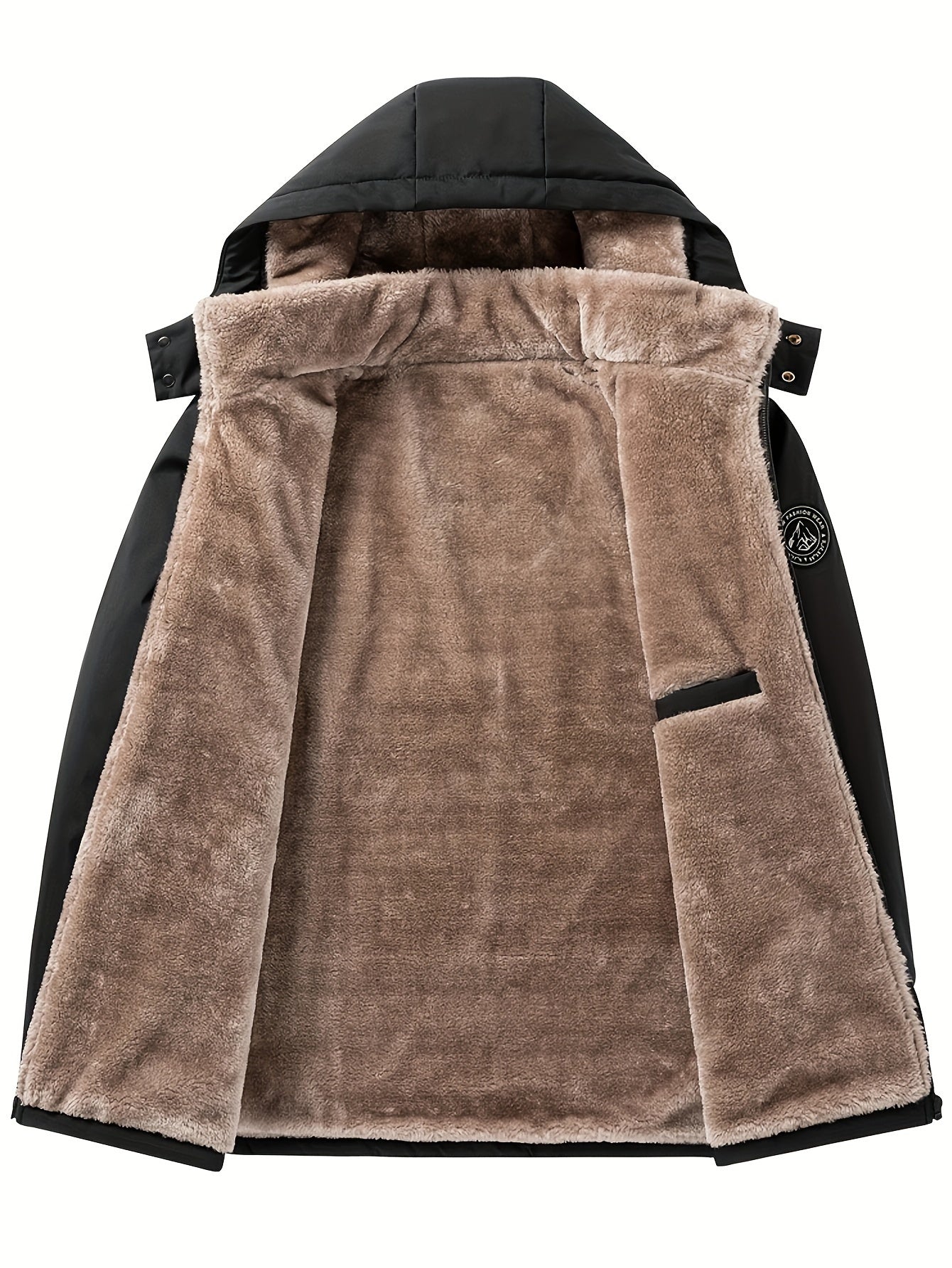 Arvid™ | Warm Men's Parka with Hood & Faux Fur