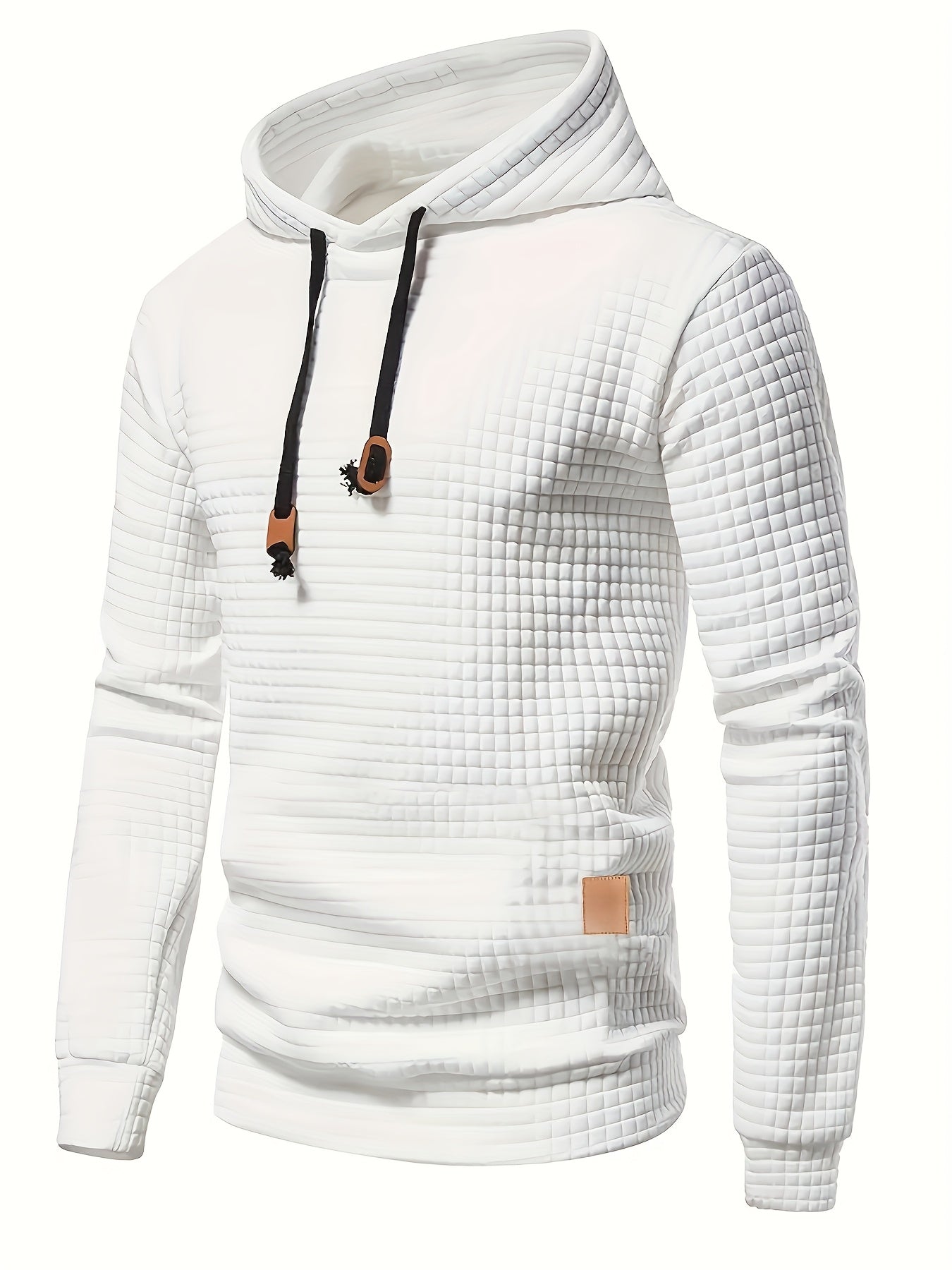 Leon | Varm Strikket Hoodie i Jacquard