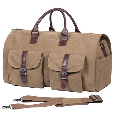 Jacob™ | Large Convertible Travel Bag in Vintage Leather Look