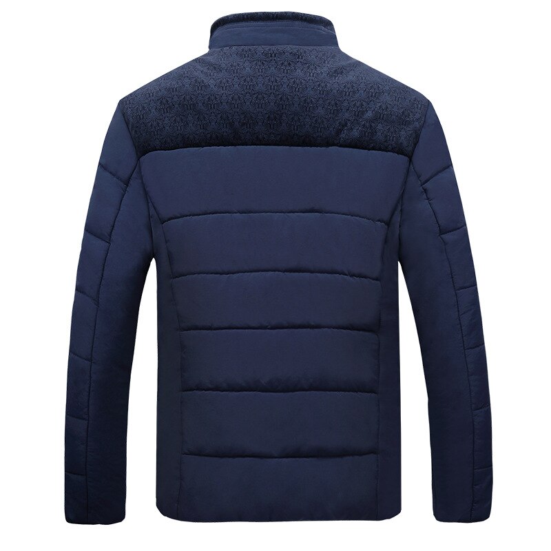 Herrejakke Quiltet med Ståkrave og Fleece – Regular Fit Vinterjakke