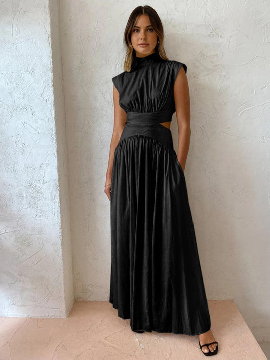 Brooke | Elegant Maxiklänning med Cut-out i Midjan